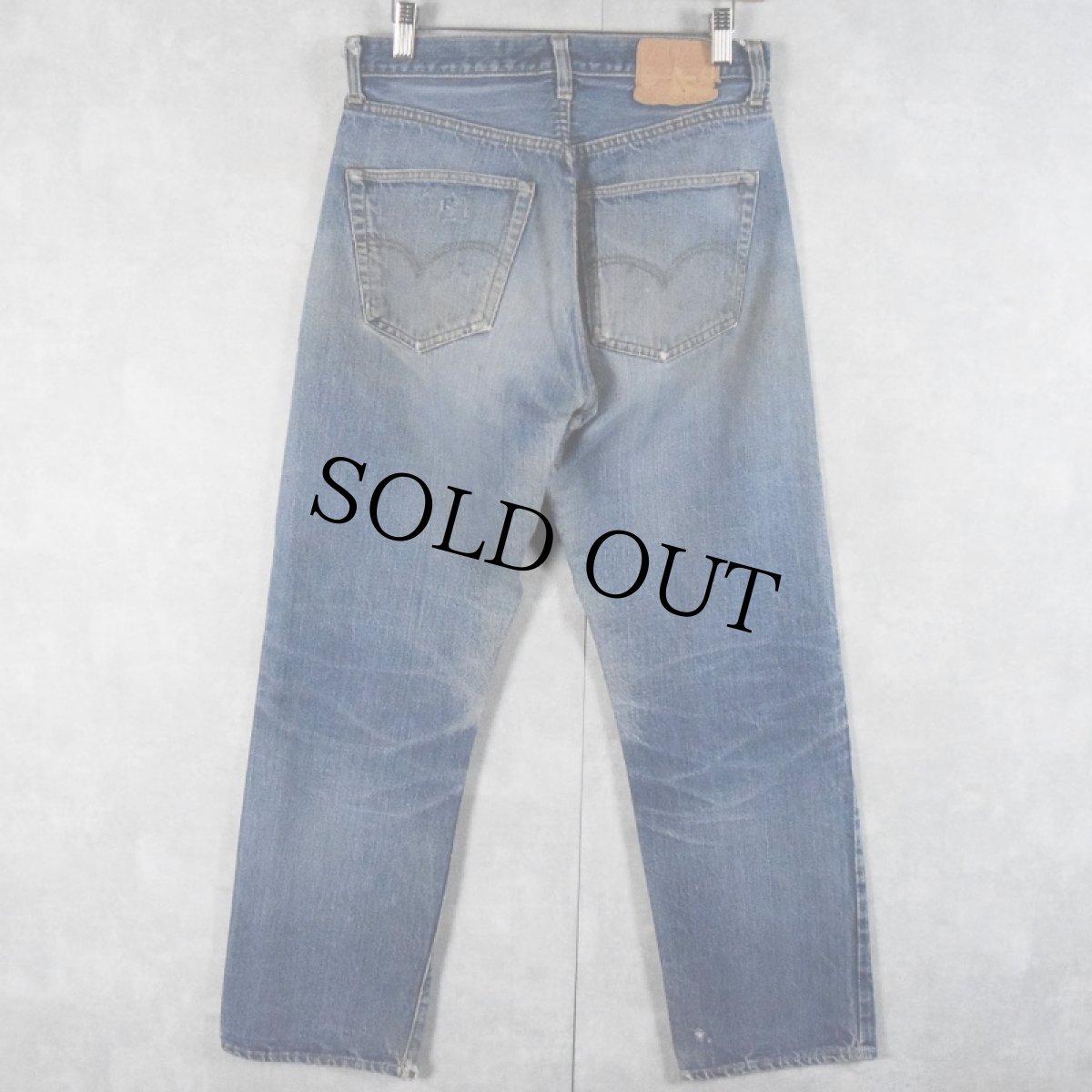 画像2: 70's Levi's 501 66前期 デニムパンツ W30 (2)