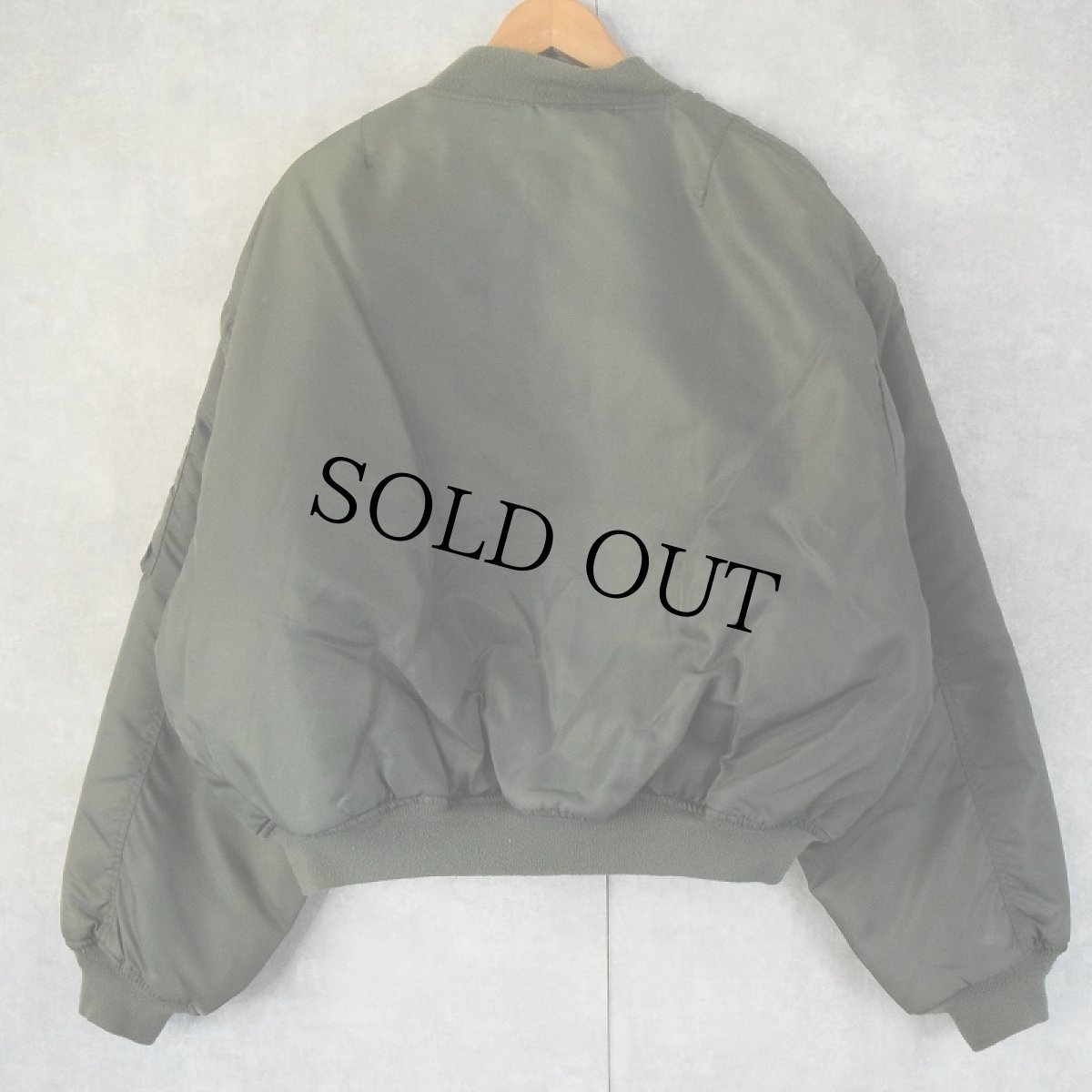 画像2: 民間品 90's AVIREX MA-1 フライトジャケット XL (2)