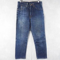 画像1: 60〜70's LEVI'S 606 BIGE オレンジタブ デニムパンツ W29 (1)