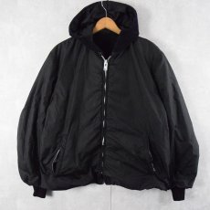 画像2: 60's Woolrich Skimeister フリース×ナイロン リバーシブルジャケット L (2)