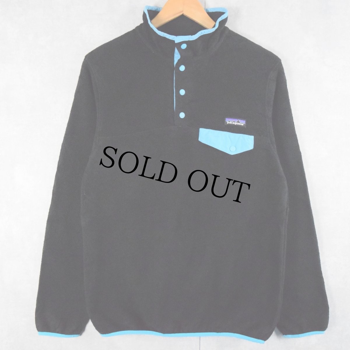 画像1: 2015AW Patagonia スナップT BLACK M (1)