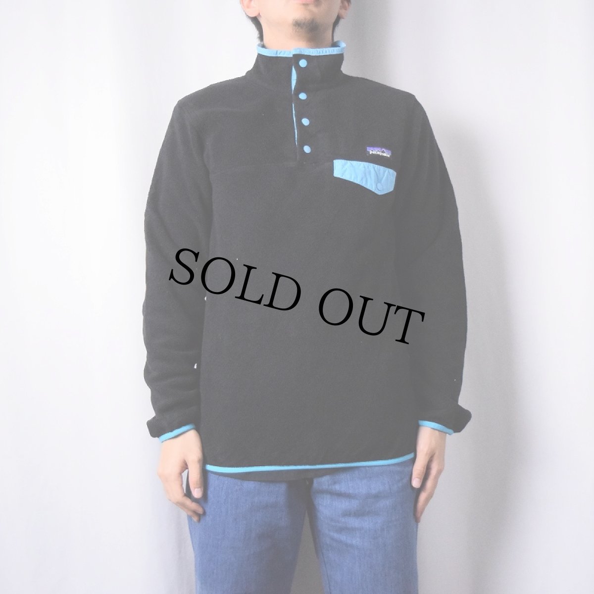 画像2: 2015AW Patagonia スナップT BLACK M (2)