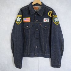 画像1: 70〜80's Levi's 71205 USA製 パッチカスタム デニムジャケット (1)