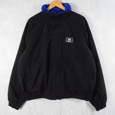 画像1: 80's Woolrich USA製 裏フリース GORE-TEX ジップジャケット BLACK XL (1)