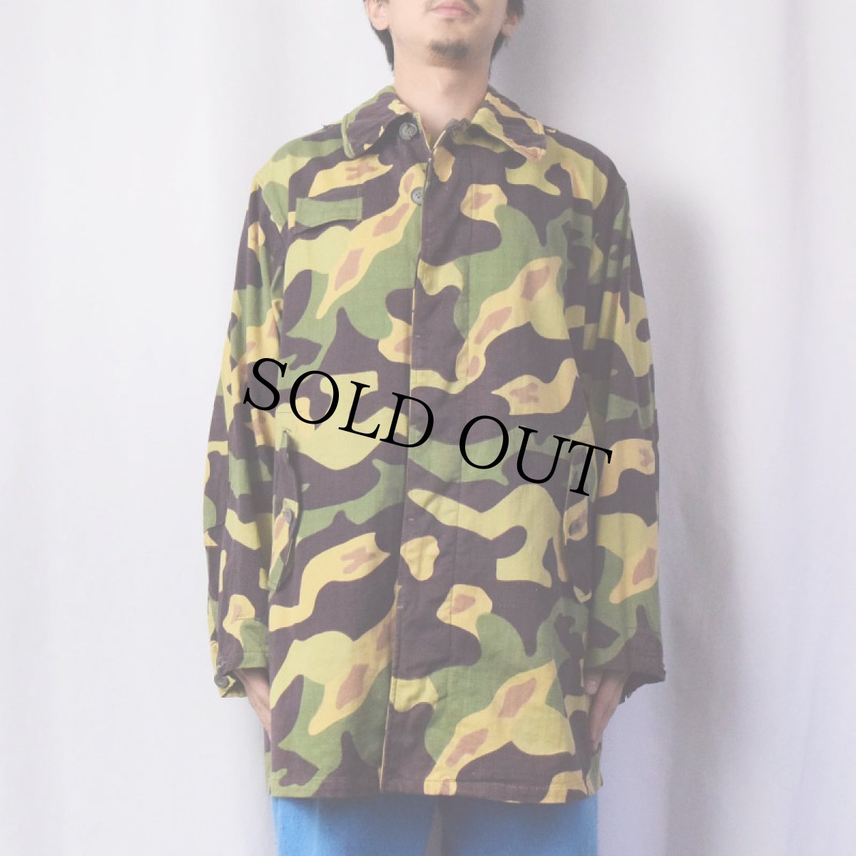 画像2: 60's チェコスロバキア軍 サラマンダーカモジャケット (2)