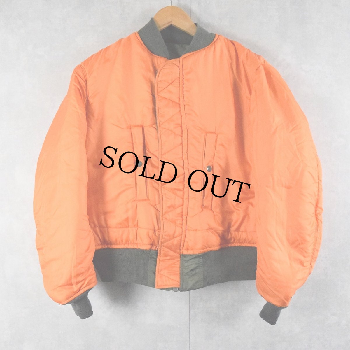 画像2: 60's U.S.AIR FORCE MA-1 D-TYPE フライトジャケット MEDIUM (2)