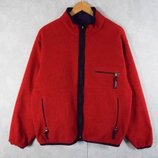 画像2: 90's Patagonia USA製 リバーシブル グリセードフリースジャケット L (2)