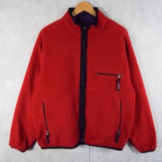 画像2: 90's Patagonia USA製 リバーシブル グリセードフリースジャケット L (2)