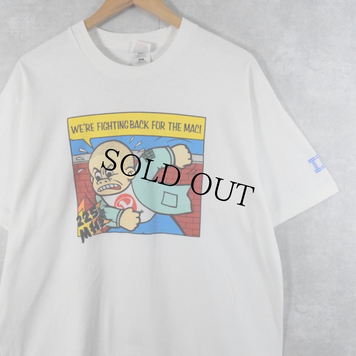画像1: 90's Apple × KOZIK "Power Computing" アートプリントTシャツ XL (1)