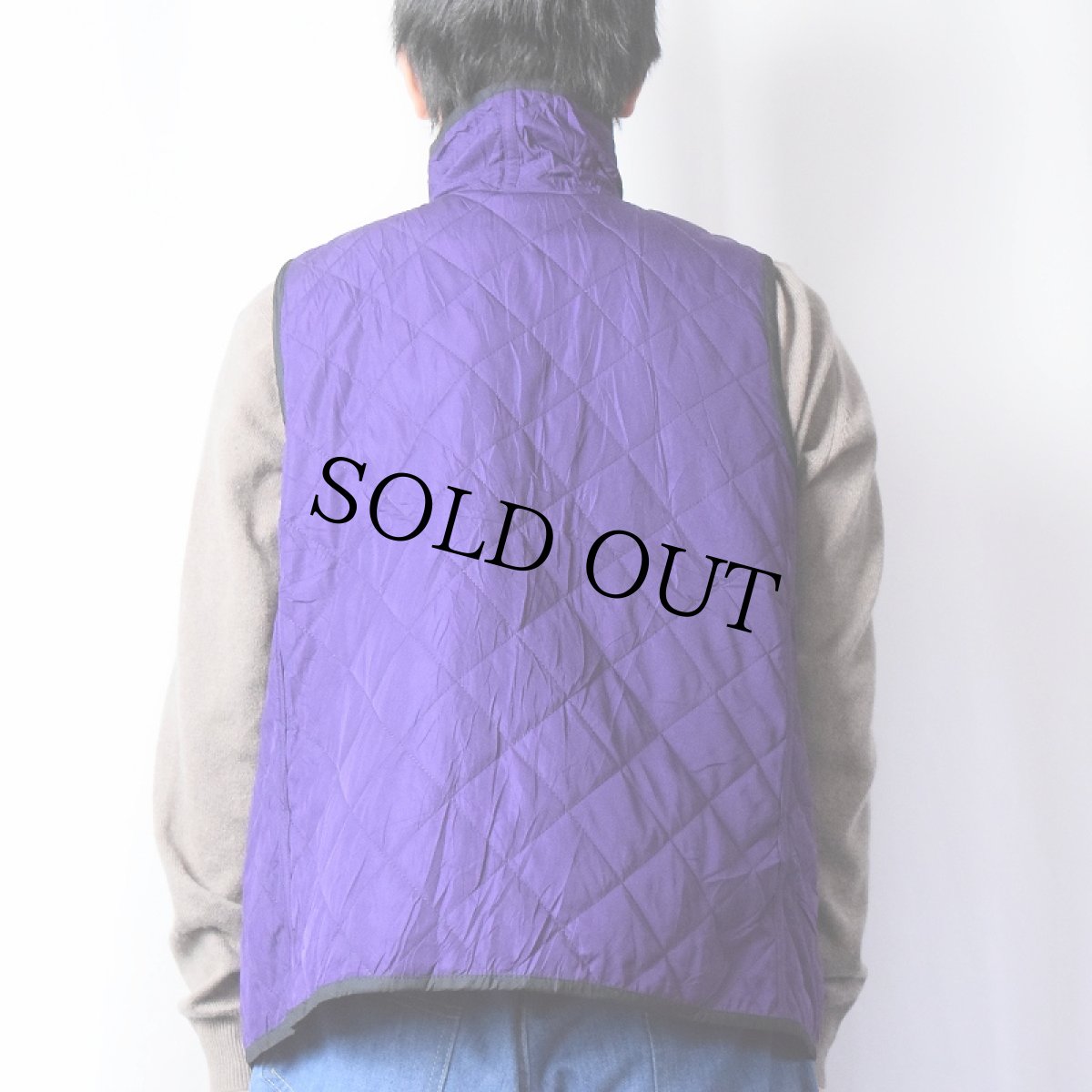 画像6: Ralph Lauren スカーフ柄 リバーシブルキルティングベスト 1X (6)