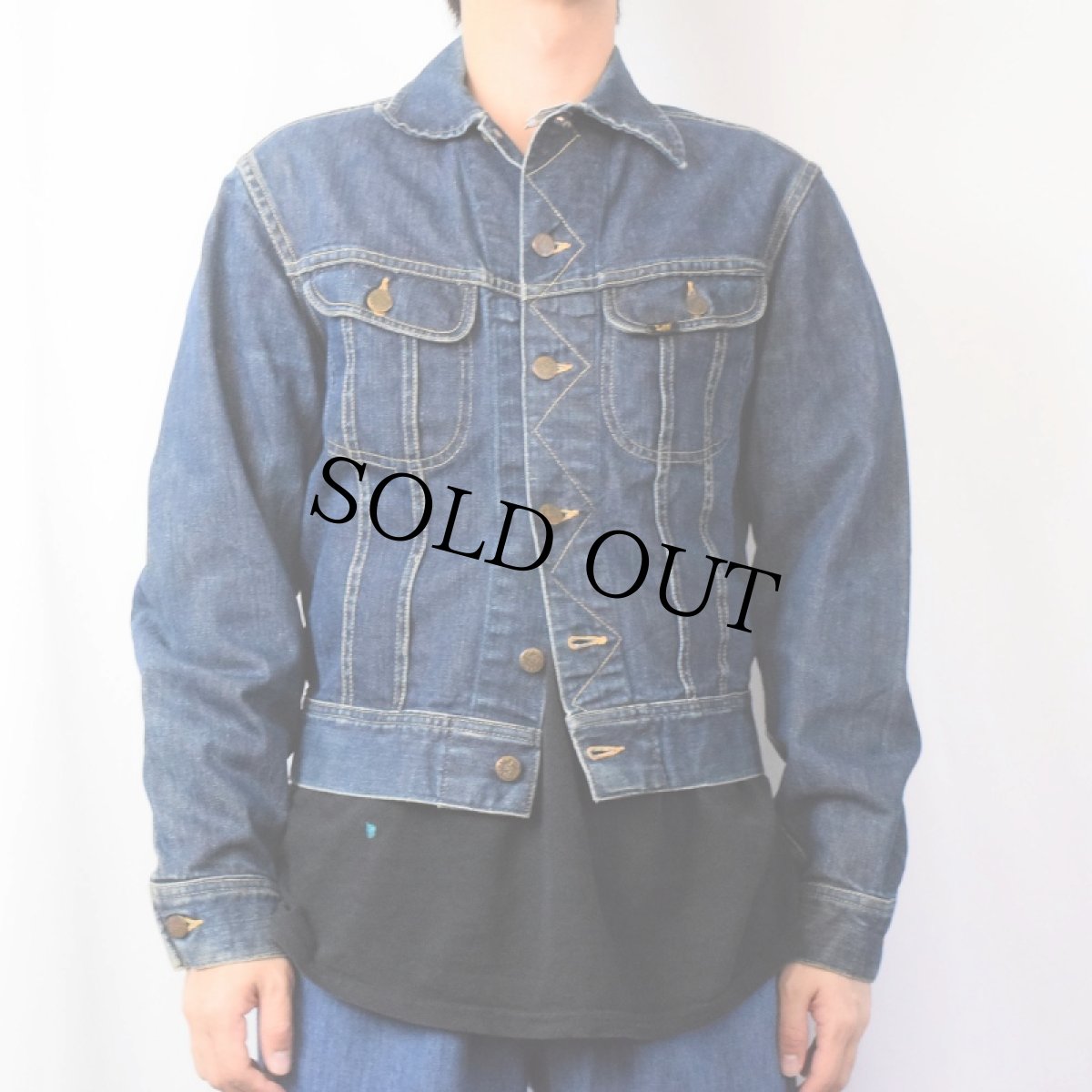 画像2: 50〜60's Lee 101-J デニムジャケット 38 (2)