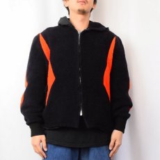 画像3: 60's Woolrich Skimeister フリース×ナイロン リバーシブルジャケット L (3)