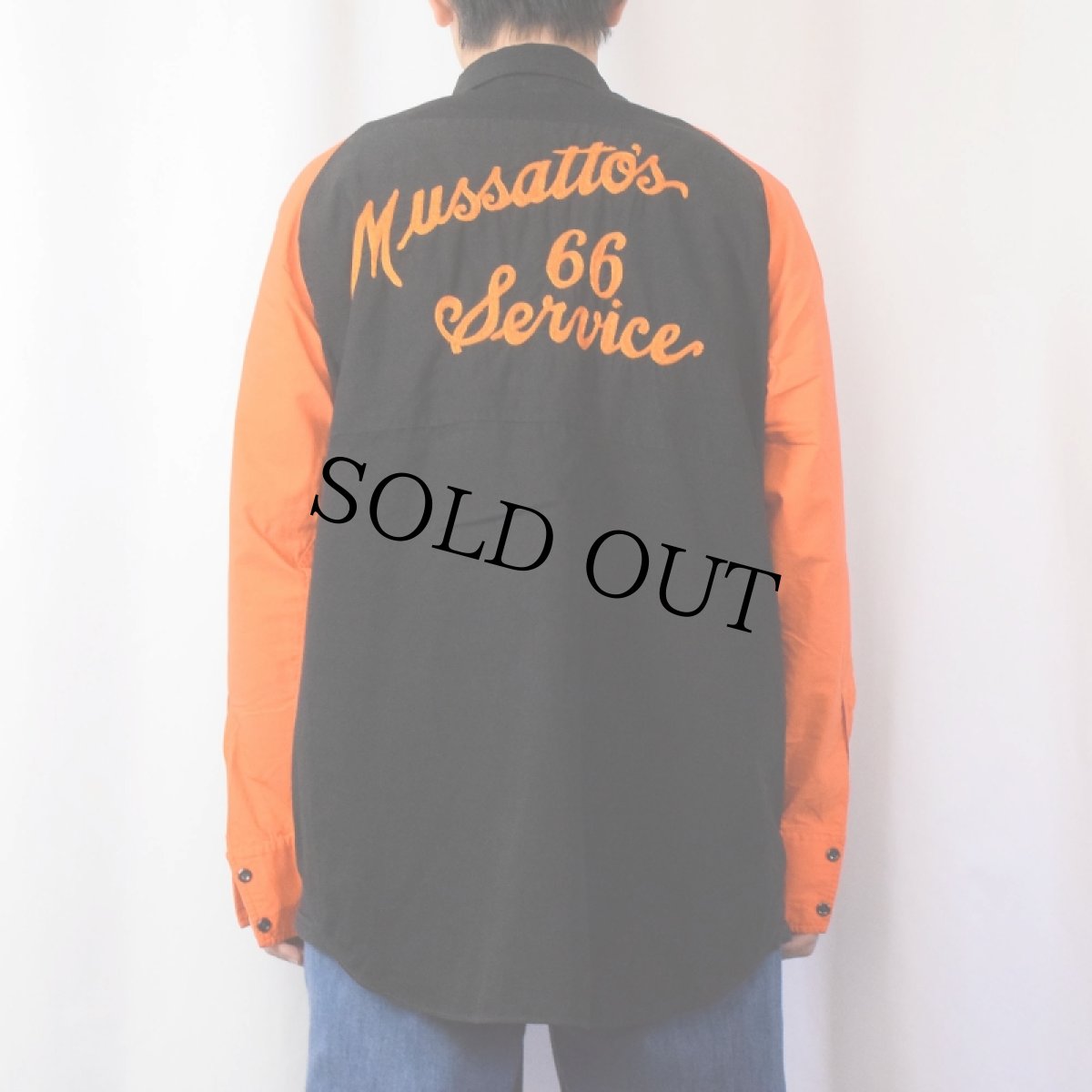 画像3: 40's GENERAL ATHLETIC PRODUCTS CO. チェーン刺繍 2トーンコットンシャツ (3)