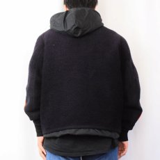 画像4: 60's Woolrich Skimeister フリース×ナイロン リバーシブルジャケット L (4)