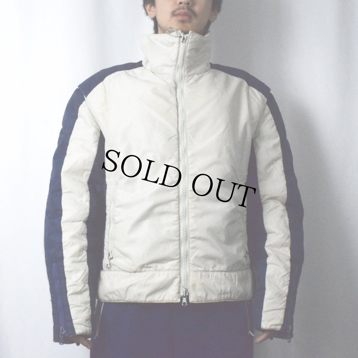 画像2: 80〜90's HEAD USA製 2トーン ナイロンジャケット XL (2)