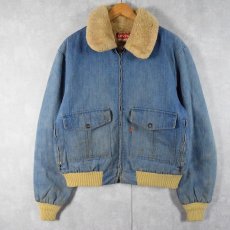 画像1: 70's Levi's 70543 USA製 デニムボアジャケット XL (1)