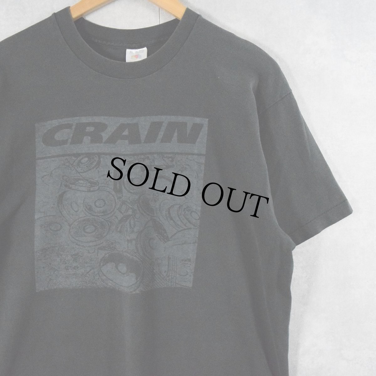 画像1: 90's CRAIN USA製 ポストハードコアバンドTシャツ XL (1)