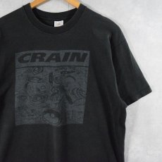 画像1: 90's CRAIN USA製 ポストハードコアバンドTシャツ XL (1)