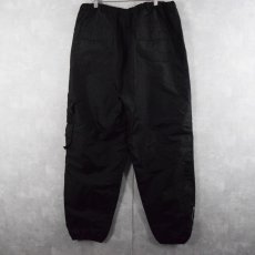 画像2: UTILITY 中綿入り ナイロンイージーカーゴパンツ BLACK L (2)