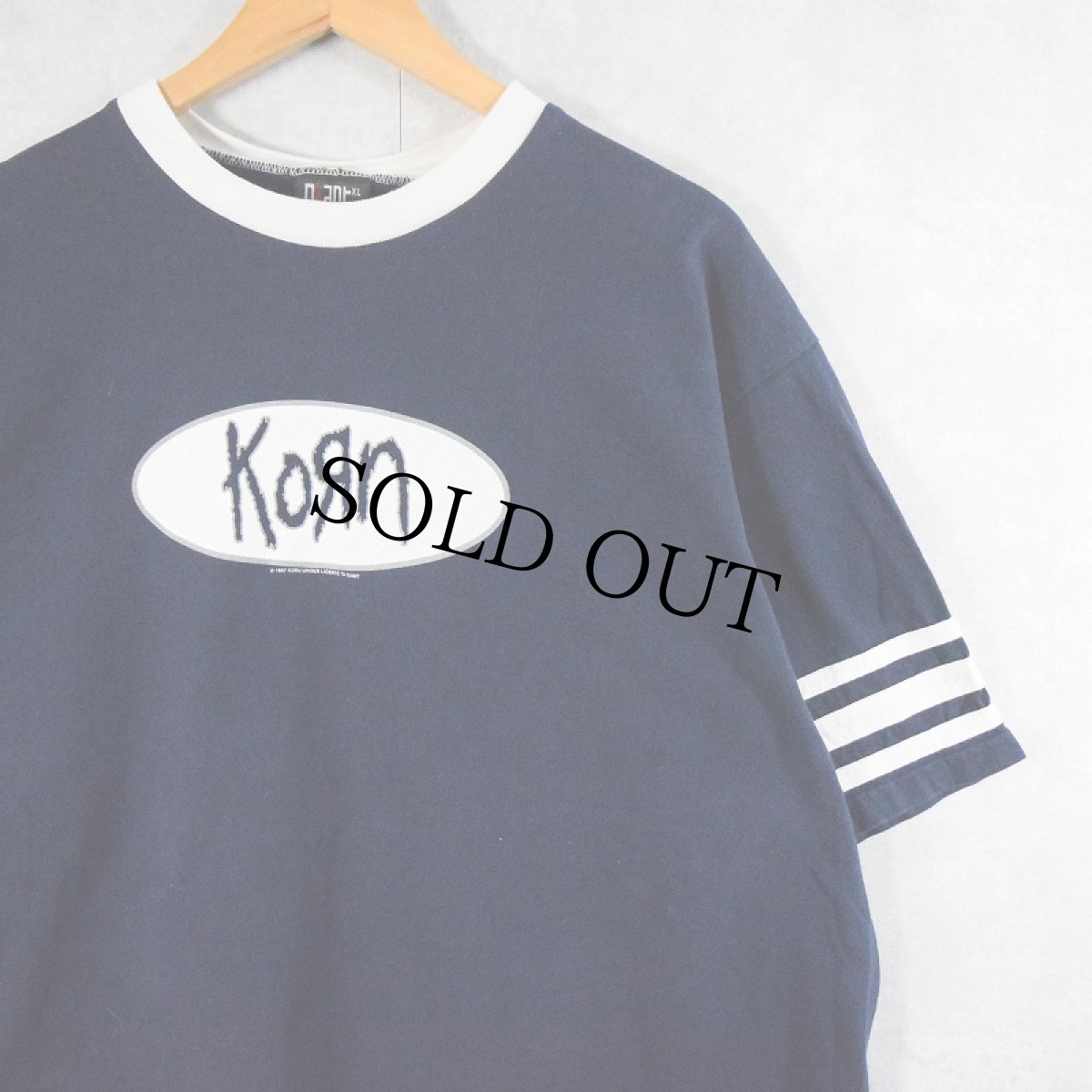 画像1: 90's Korn USA製 メタルバンドTシャツ XL (1)