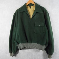 画像1: 40〜50's Carson Pirie Scott ウールスキッパーシャツ L (1)