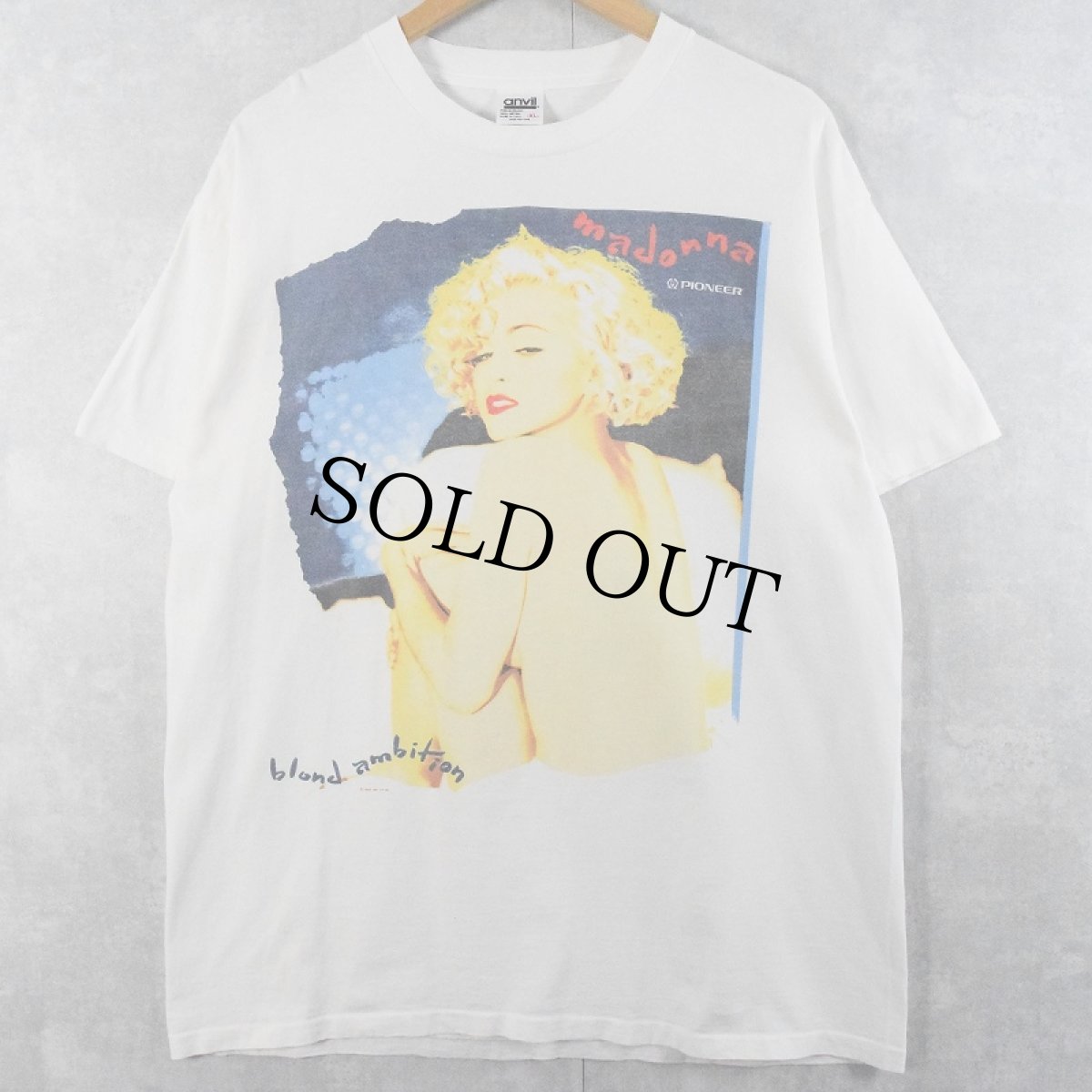 画像1: 90's Madonna USA製 "Blond Ambition Tour" ミュージシャンツアーTシャツ XL (1)