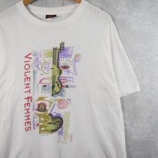 画像1: 90's VIOLENT FEMMES USA製 フォークパンクバンドTシャツ XL (1)