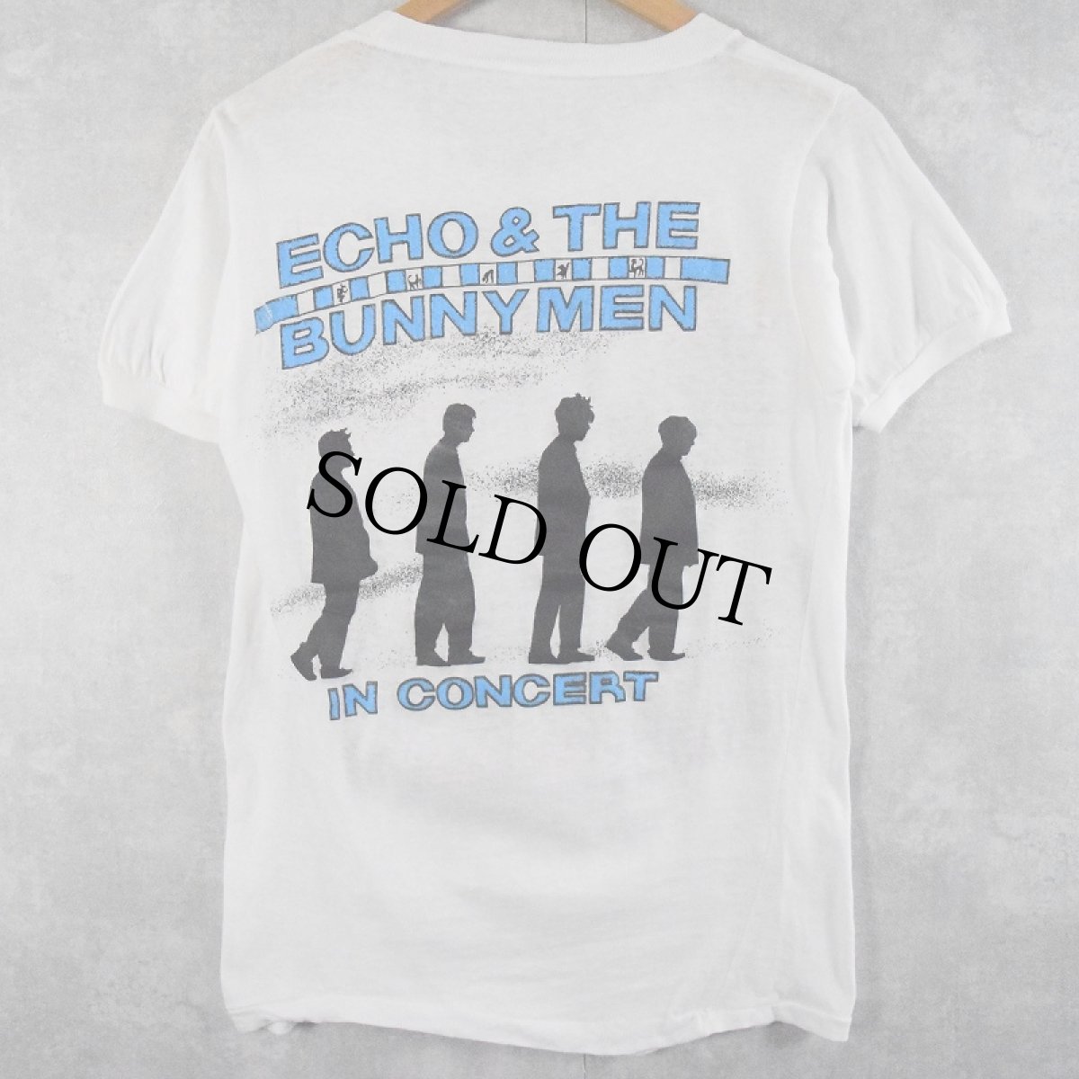 画像2: 【SALE】 70〜80's Echo & The Bunnymen ポストパンクバンド ツアーTシャツ L (2)