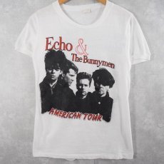 画像1: 70〜80's Echo & The Bunnymen ポストパンクバンド ツアーTシャツ L (1)