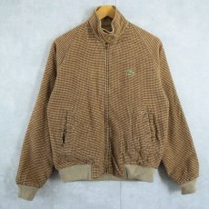 画像2: 70〜80's LACOSTE 千鳥格子柄 リバーシブルスイングトップ S (2)