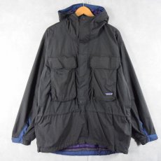 画像1: 90's Patagonia スカノラックジャケット BLACK XL (1)