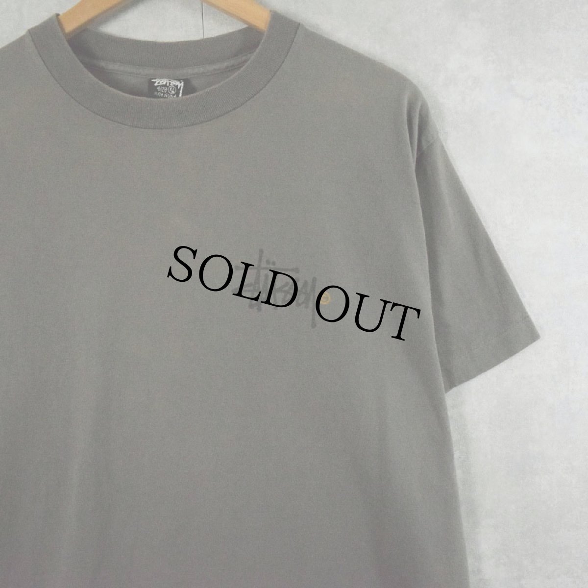 画像2: 80's STUSSY USA製 ロゴプリントTシャツ XL (2)