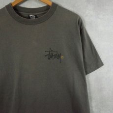 画像2: 80's STUSSY USA製 ロゴプリントTシャツ XL (2)