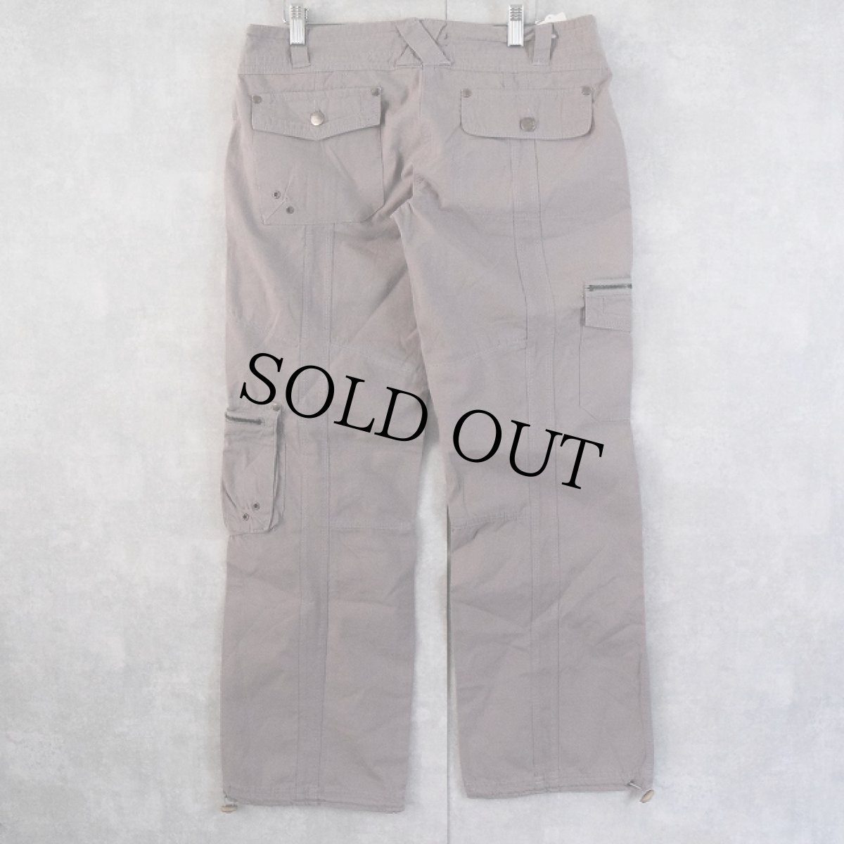 画像2: VERT de RAGE ローライズカーゴパンツ W34 (2)