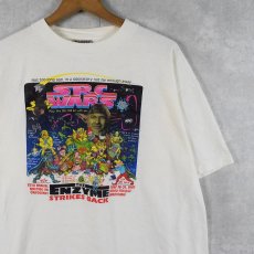 画像1: 90's "SRC WARS" 映画パロディプリントTシャツ L (1)