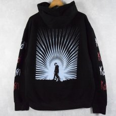 画像2: Korn メタルバンドスウェットフーディ BLACK L (2)