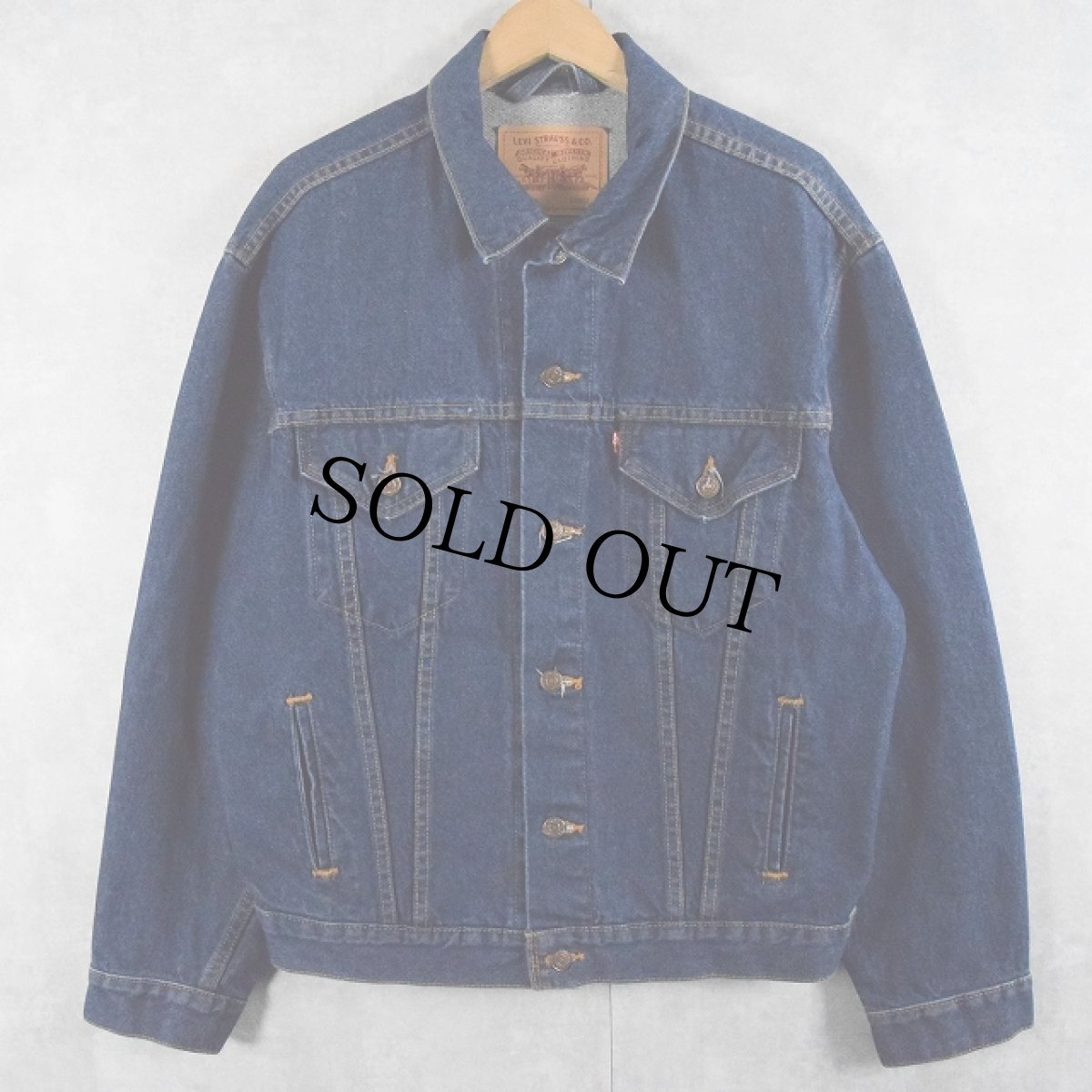 画像1: 90's Levi's 70516-0216 USA製 デニムジャケット L (1)