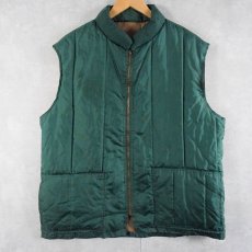 画像1: 【SALE】 60〜70's 中綿入り キルティングベスト (1)