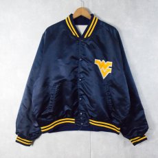 画像2: "WEST VIRGINIA" ワッペン付き ナイロンスタジャン NAVY (2)