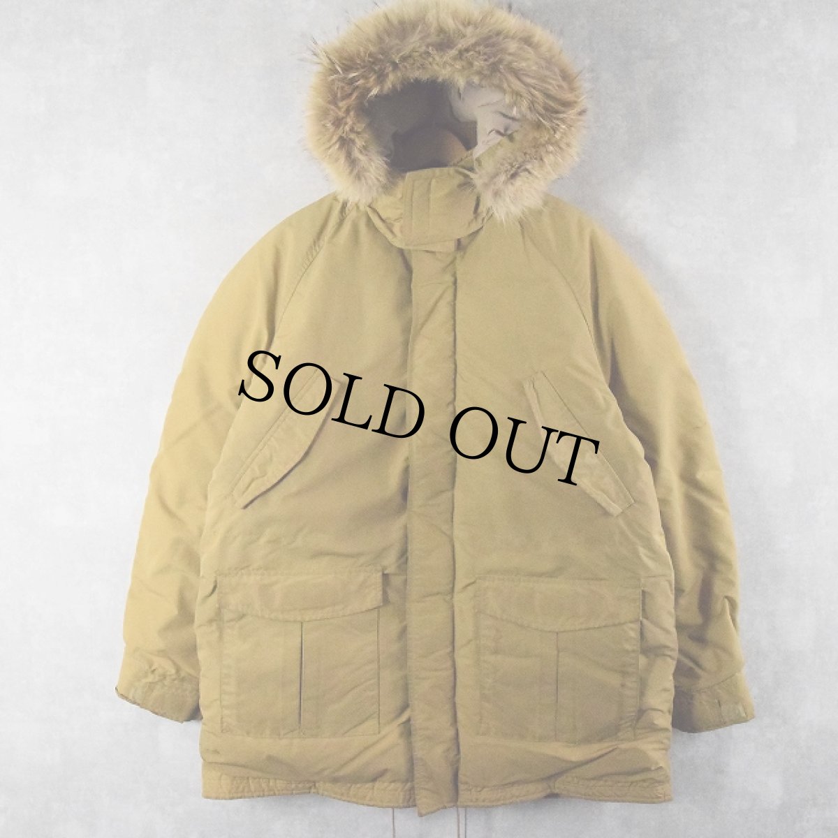 画像1: 【SALE】80's L.L.Bean USA製 ファーフード ダウンパーカー M (1)