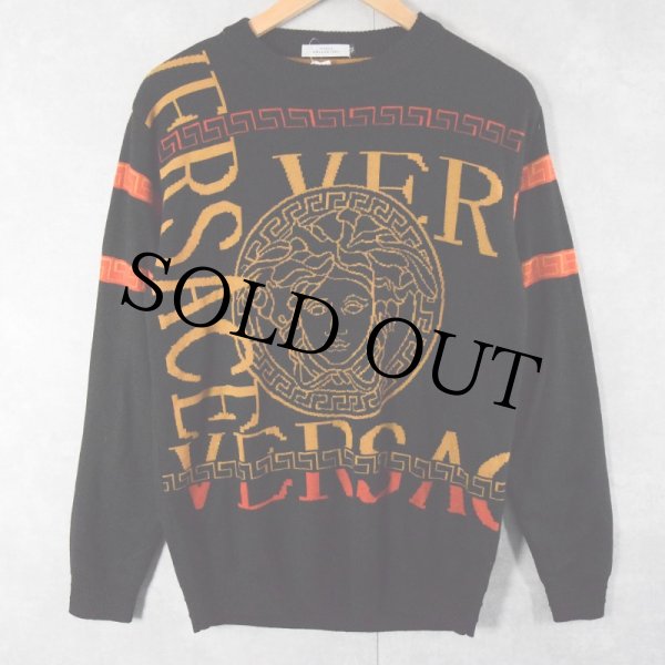 ブートレグ ベルサーチ ヴェルサーチ ブランド 総柄 メデューサ