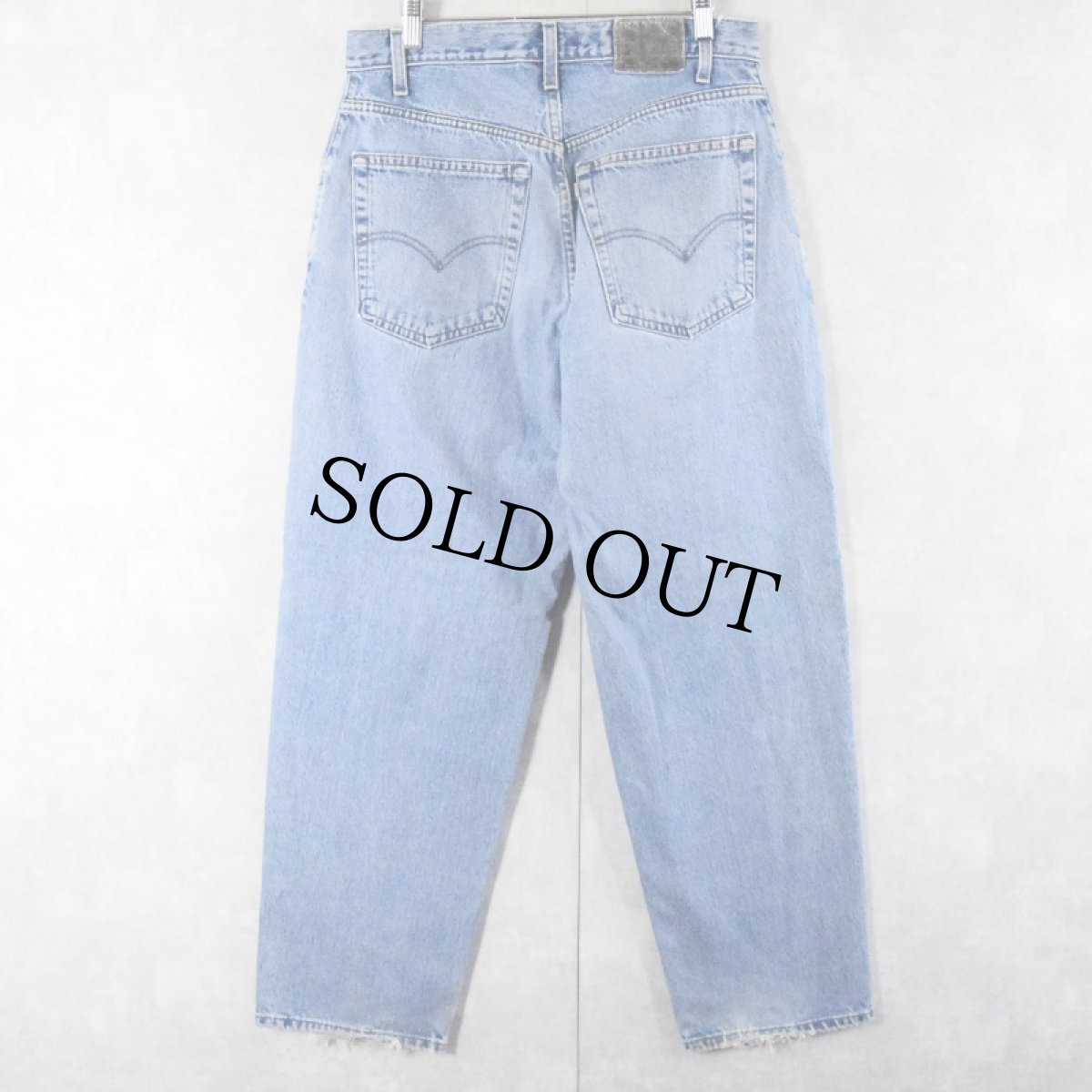 画像2: 90's Levi's SILVER TAB "baggy" USA製 デニムパンツ W30 (2)