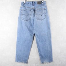 画像2: 90's Levi's SILVER TAB "baggy" USA製 デニムパンツ W30 (2)