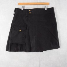 画像2: UT Kilts デザインプリーツスカート BLACK W35 (2)