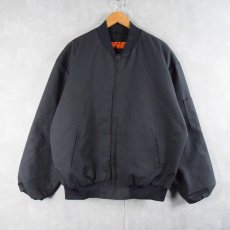 画像1: 90's RED KAP USA製 キルティングライナー ワークジャケット XL (1)