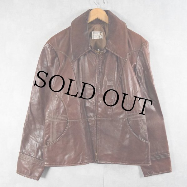 ナチュラルコンフォートレザージャケット70sヴィンテージ
