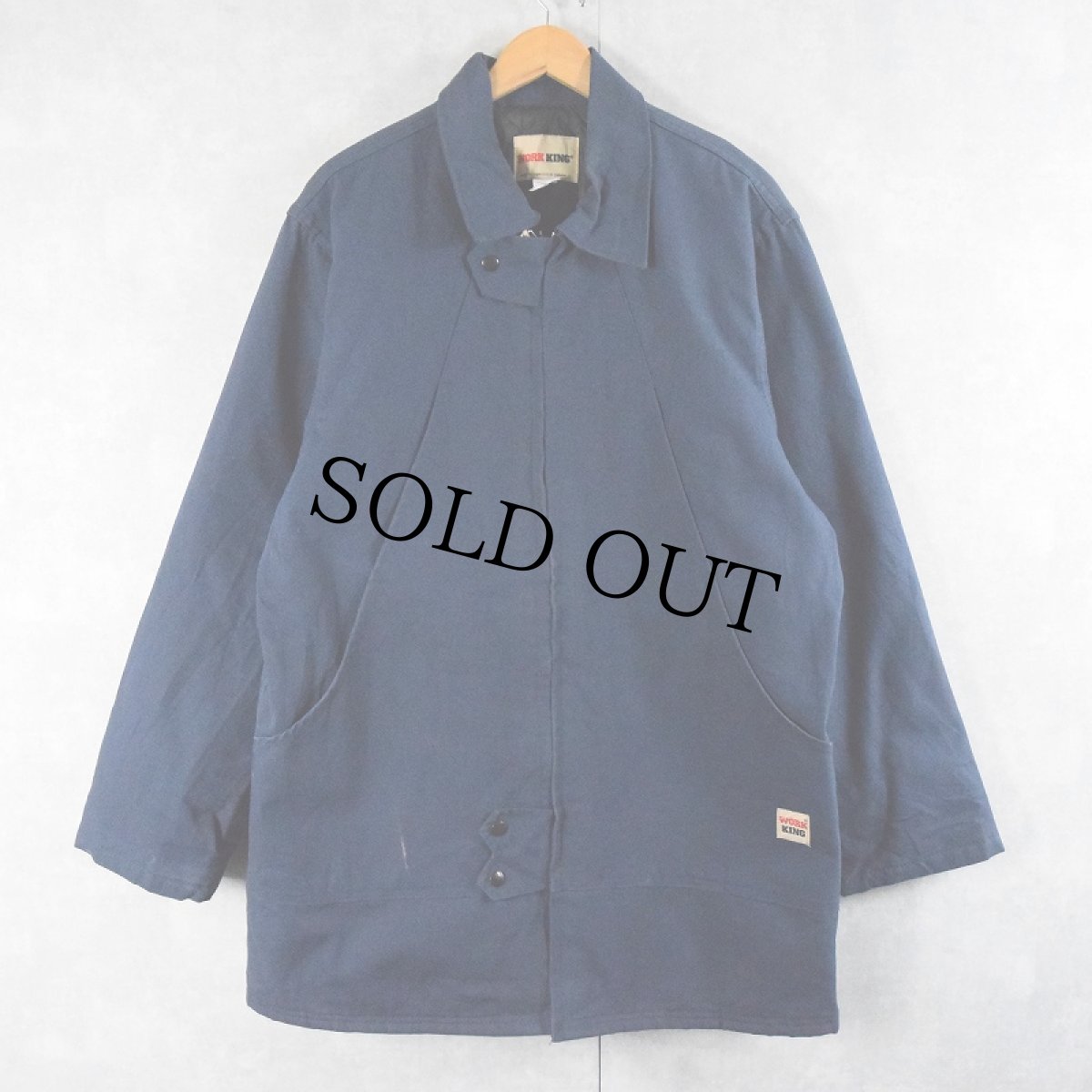 画像1: 【SALE】 WORK KING CANADA製 中綿入り キルティングライナー ダックワークジャケット M (1)