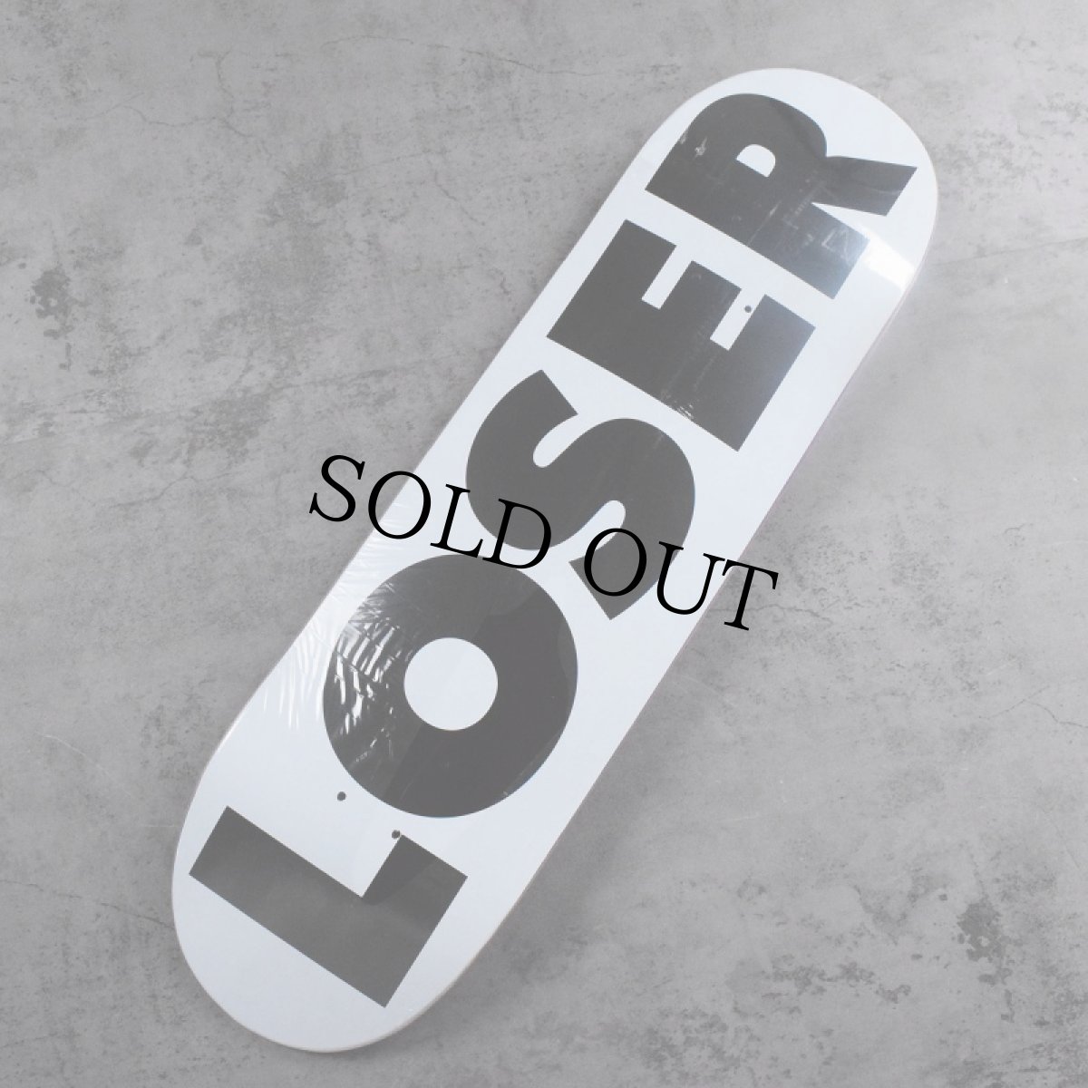 画像2: SUB POP "LOSER" レコード・レーベル スケートボード デッキ 8.5inch 未使用品 (2)