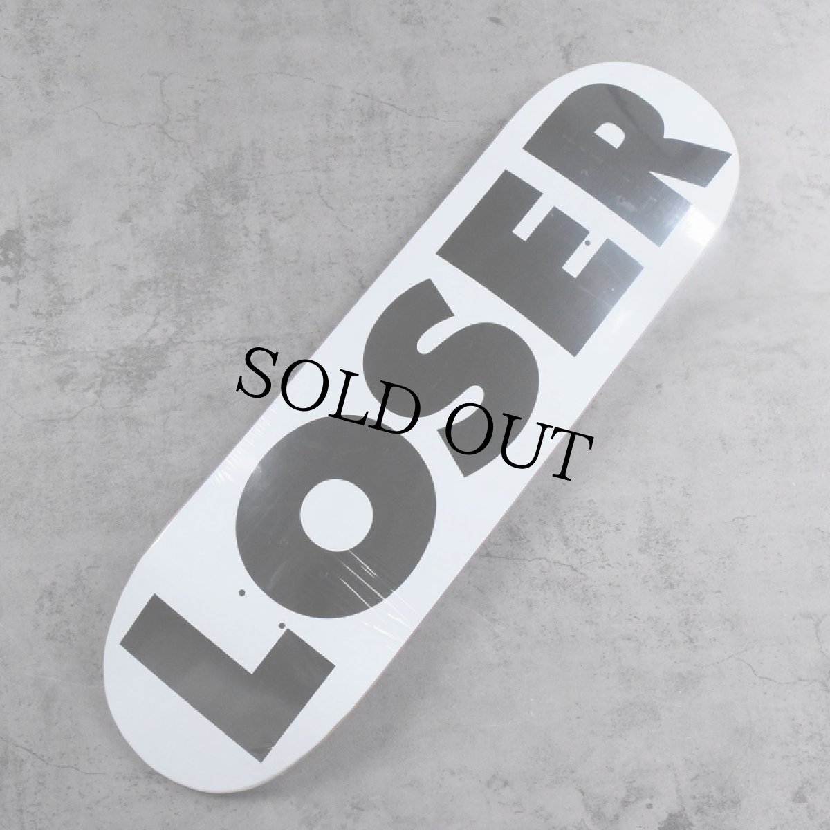 画像2: SUB POP "LOSER" レコード・レーベル スケートボード デッキ 8.5inch 未使用品 (2)