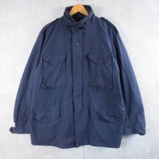 画像1: 80's GOLDEN MFG M-65 TYPE フィールドジャケット NAVY LARGE-LONG (1)